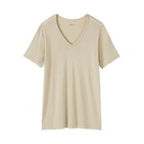 紳士　さらっと綿　Ｖネック半袖Ｔシャツ（ＯＳ）