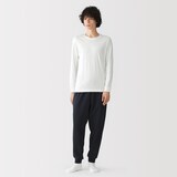 紳士　あったか綿　厚手　クルーネック長袖Ｔシャツ