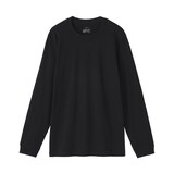 紳士　あったか綿　厚手　クルーネック長袖Ｔシャツ