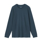 紳士　あったか綿　厚手　クルーネック長袖Ｔシャツ