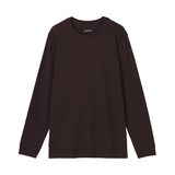 紳士　あったか綿　厚手　クルーネック長袖Ｔシャツ
