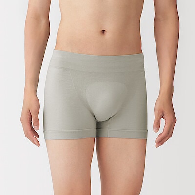 紳士　なめらか　立体成型　前閉じ　ボクサーパンツ