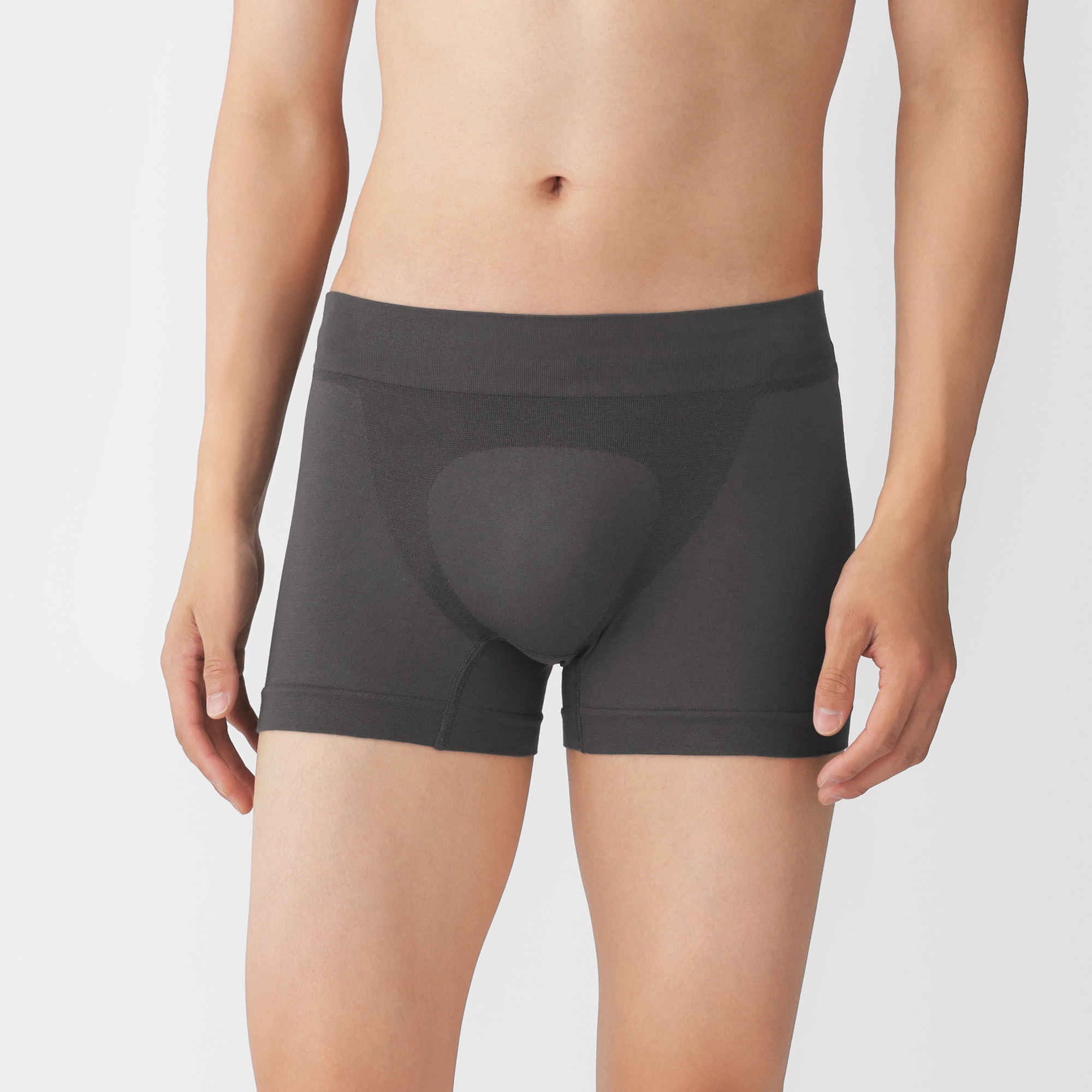 紳士　なめらか　立体成型　前閉じ　ボクサーパンツ