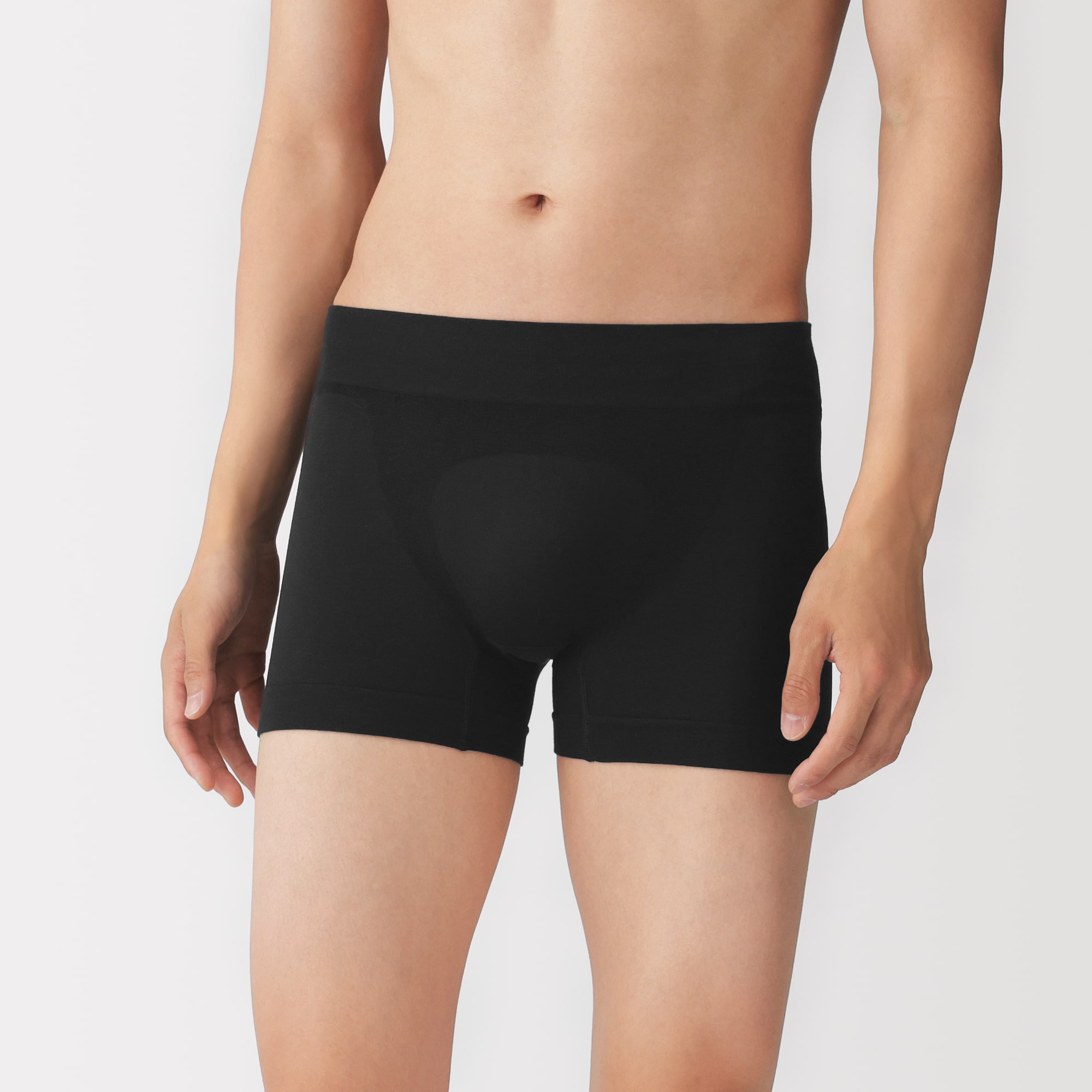 紳士　なめらか　立体成型　前閉じ　ボクサーパンツ
