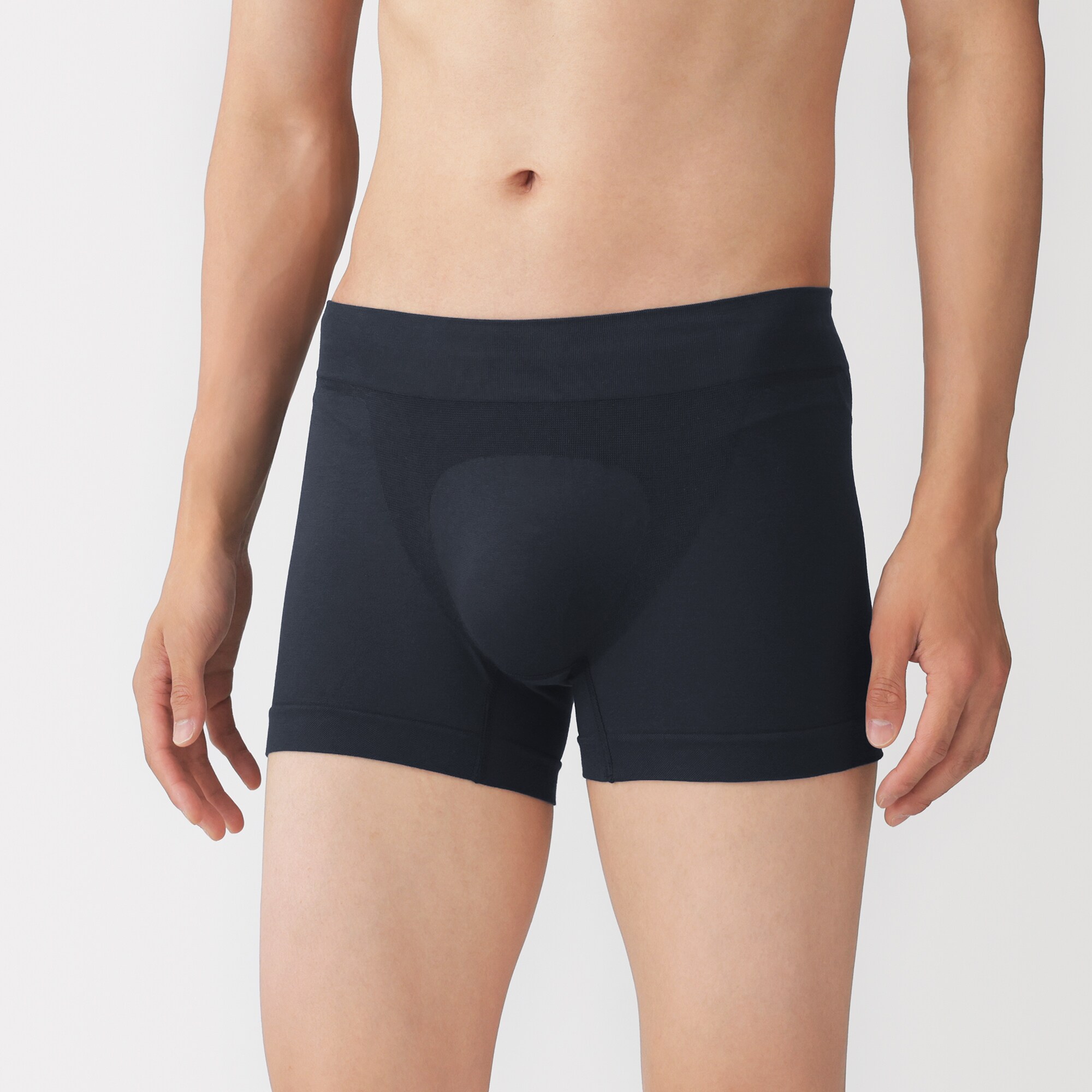 紳士　なめらか　立体成型　前閉じ　ボクサーパンツ