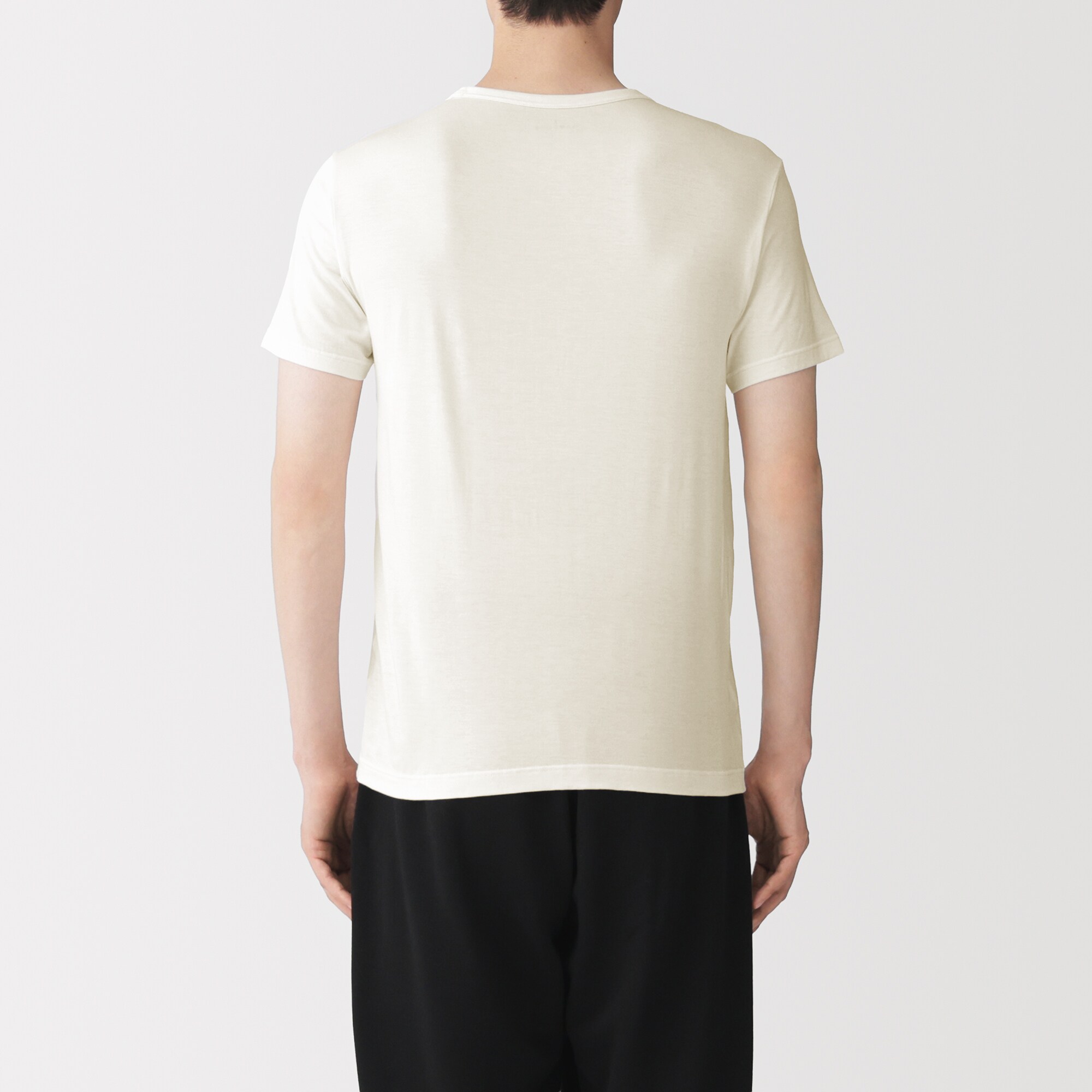 紳士　着るスキンケア　クルーネック半袖Ｔシャツ