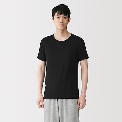 【８月１０日順次発売予定】紳士　着るスキンケア　クルーネック半袖Ｔシャツ