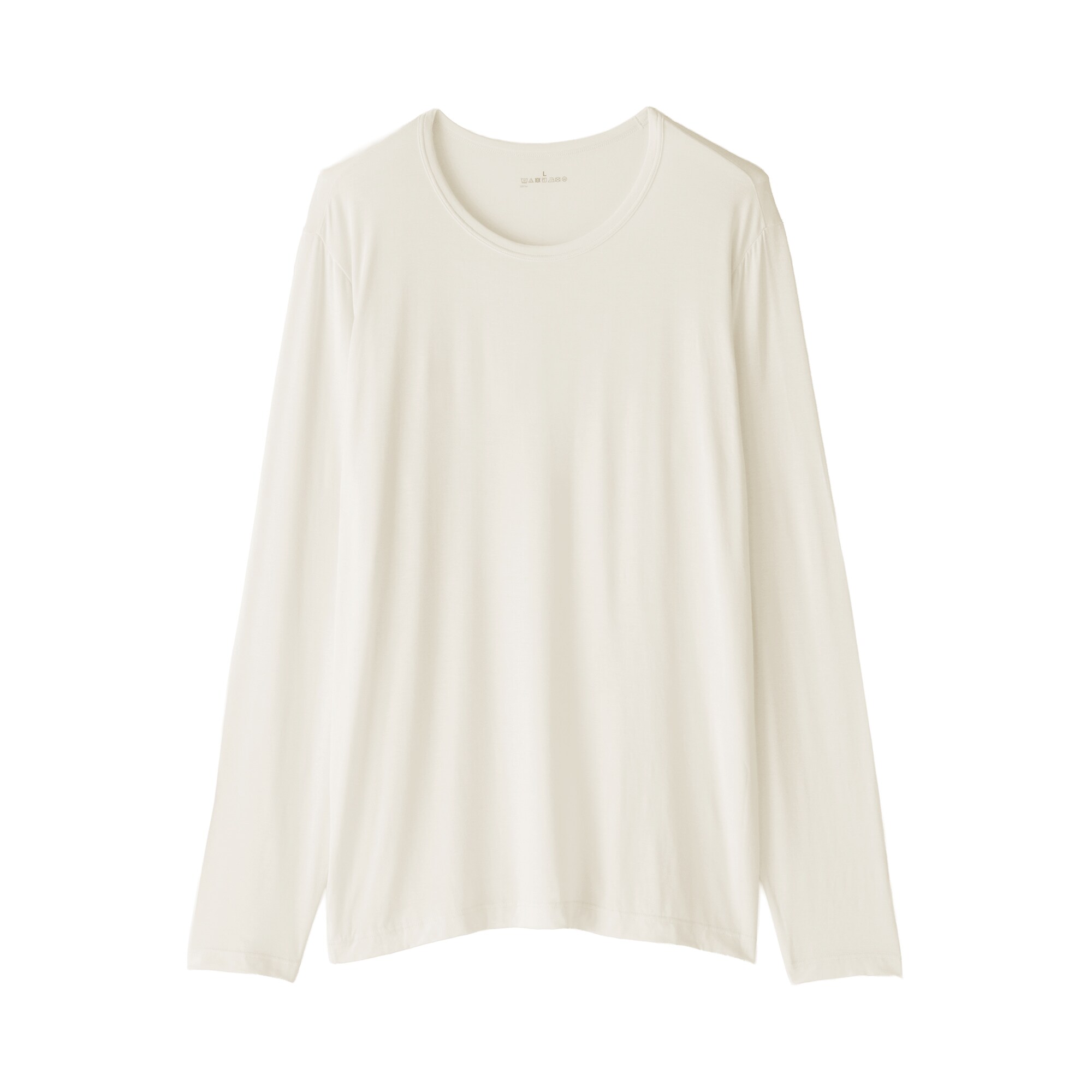 紳士　着るスキンケア　クルーネック長袖Ｔシャツ