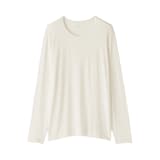 紳士　着るスキンケア　クルーネック長袖Ｔシャツ