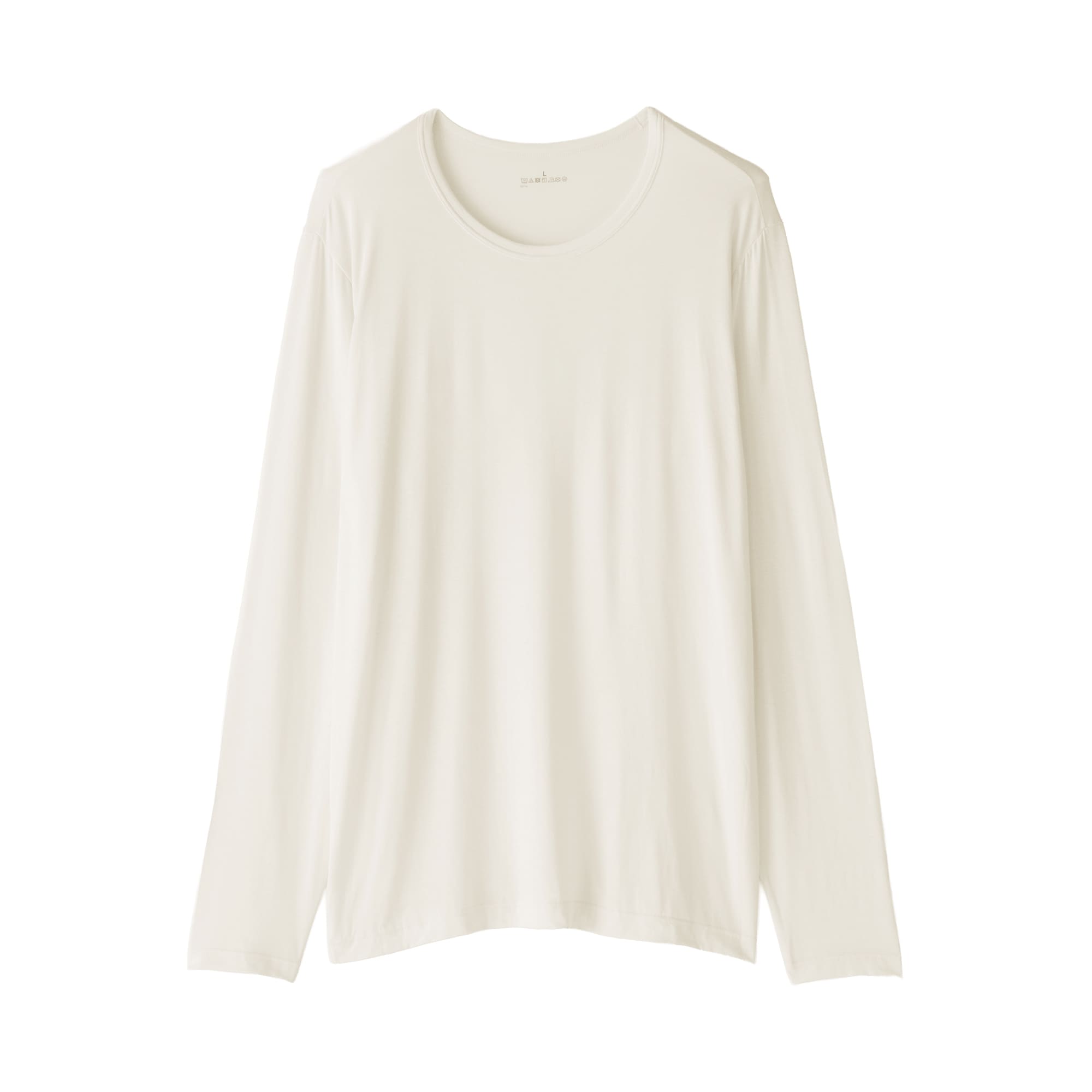 紳士　着るスキンケア　クルーネック長袖Ｔシャツ