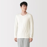 紳士　着るスキンケア　クルーネック長袖Ｔシャツ