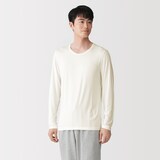 紳士　着るスキンケア　クルーネック長袖Ｔシャツ