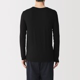 紳士　着るスキンケア　クルーネック長袖Ｔシャツ