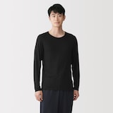 紳士　着るスキンケア　クルーネック長袖Ｔシャツ