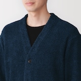紳士　なめらかニットフリース　ルームカーディガン