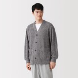 紳士　なめらかニットフリース　ルームカーディガン