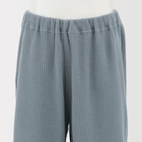 キッズ　ワッフル編み　長袖ルームウェアセット
