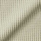 キッズ　ワッフル編み　長袖ルームウェアセット