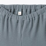 ベビー　ワッフル編み　長袖ルームウェアセット