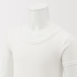 キッズ　フライス編みクルーネック半袖Ｔシャツ【インナー】