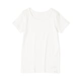キッズ　フライス編みクルーネック半袖Ｔシャツ【インナー】