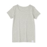 キッズ　フライス編みクルーネック半袖Ｔシャツ【インナー】