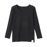 キッズ　あったか綿　クルーネック長袖Ｔシャツ