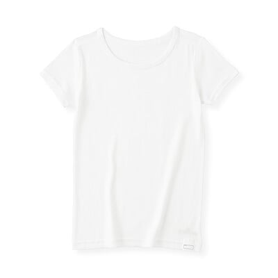 キッズ　あったか綿　クルーネック半袖Ｔシャツ