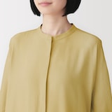 婦人　なめらか　五分袖ワンピース