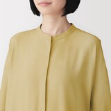 婦人　なめらか　五分袖ワンピース