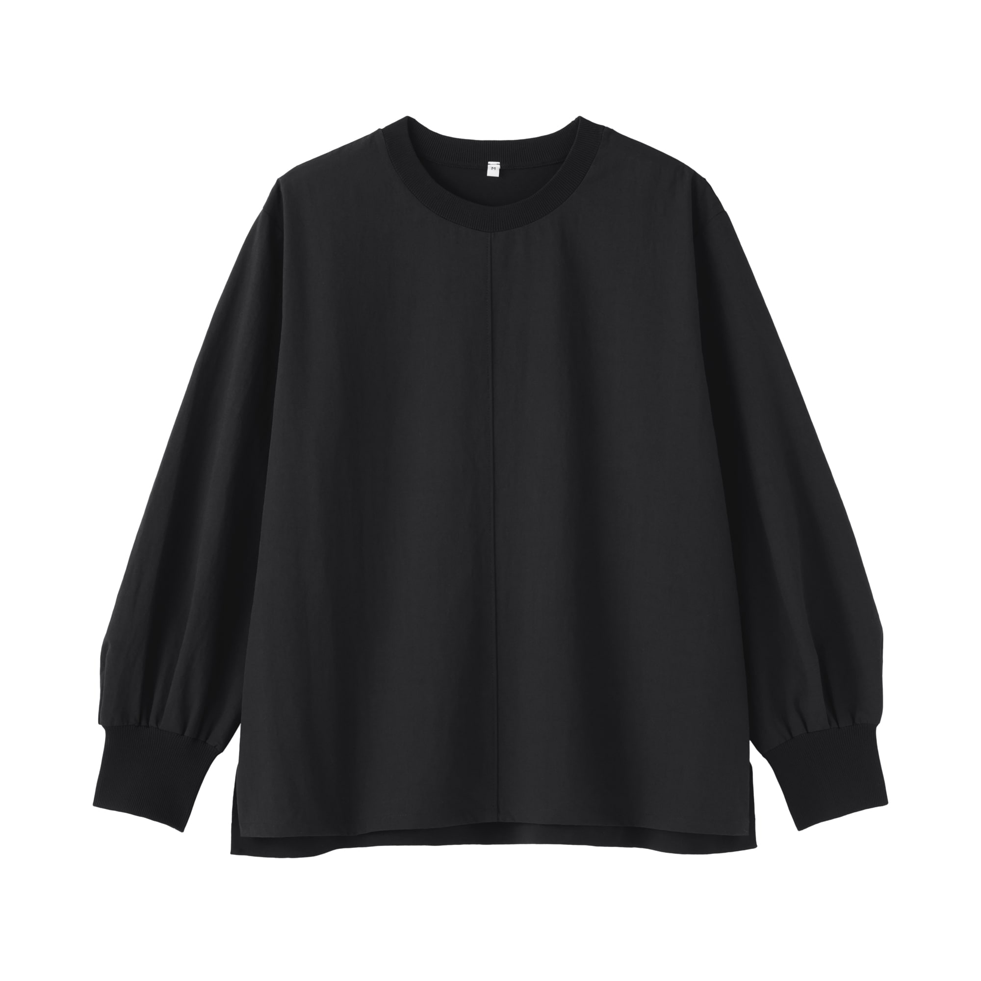 婦人　素材に還る　ニットコンビブラウスＴシャツ