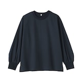 婦人　素材に還る　ニットコンビブラウスＴシャツ