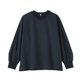 婦人　素材に還る　ニットコンビブラウスＴシャツ