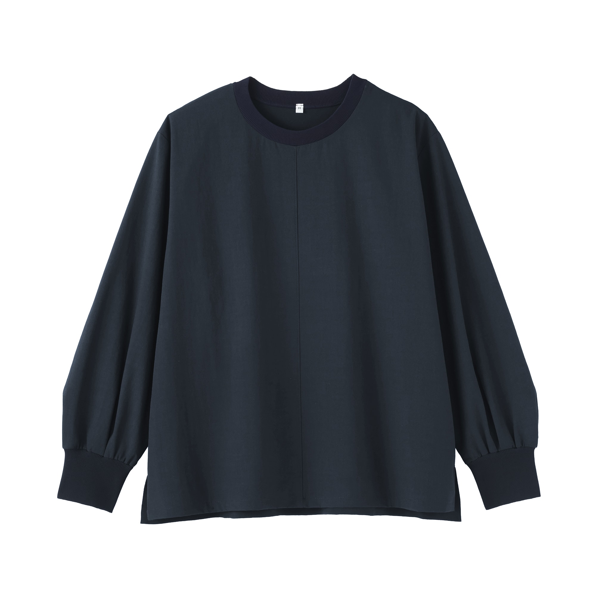 婦人　素材に還る　ニットコンビブラウスＴシャツ