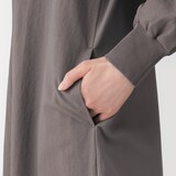 婦人　素材に還る　ニットコンビワンピース