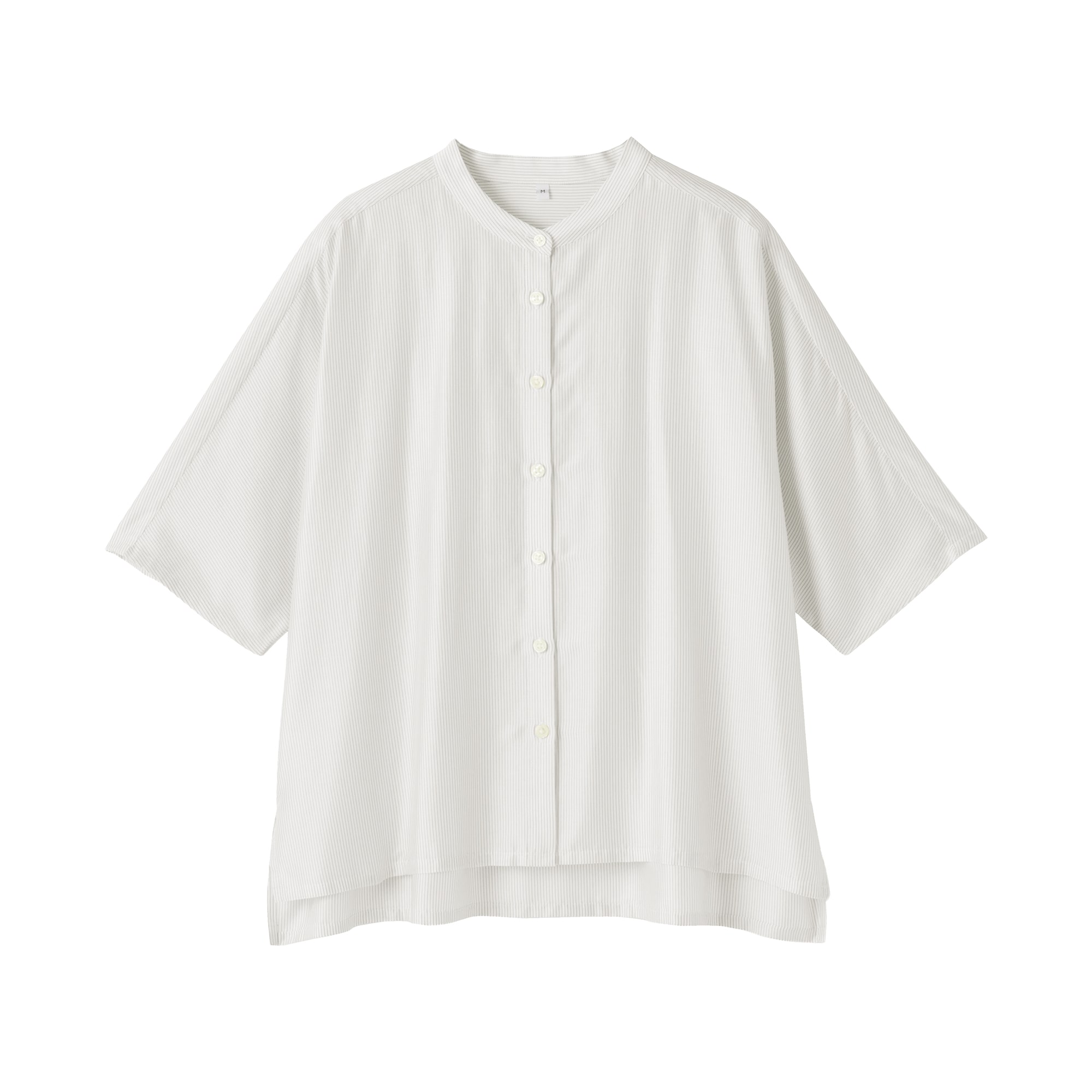 婦人 なめらか 五分袖ブラウス | 無印良品
