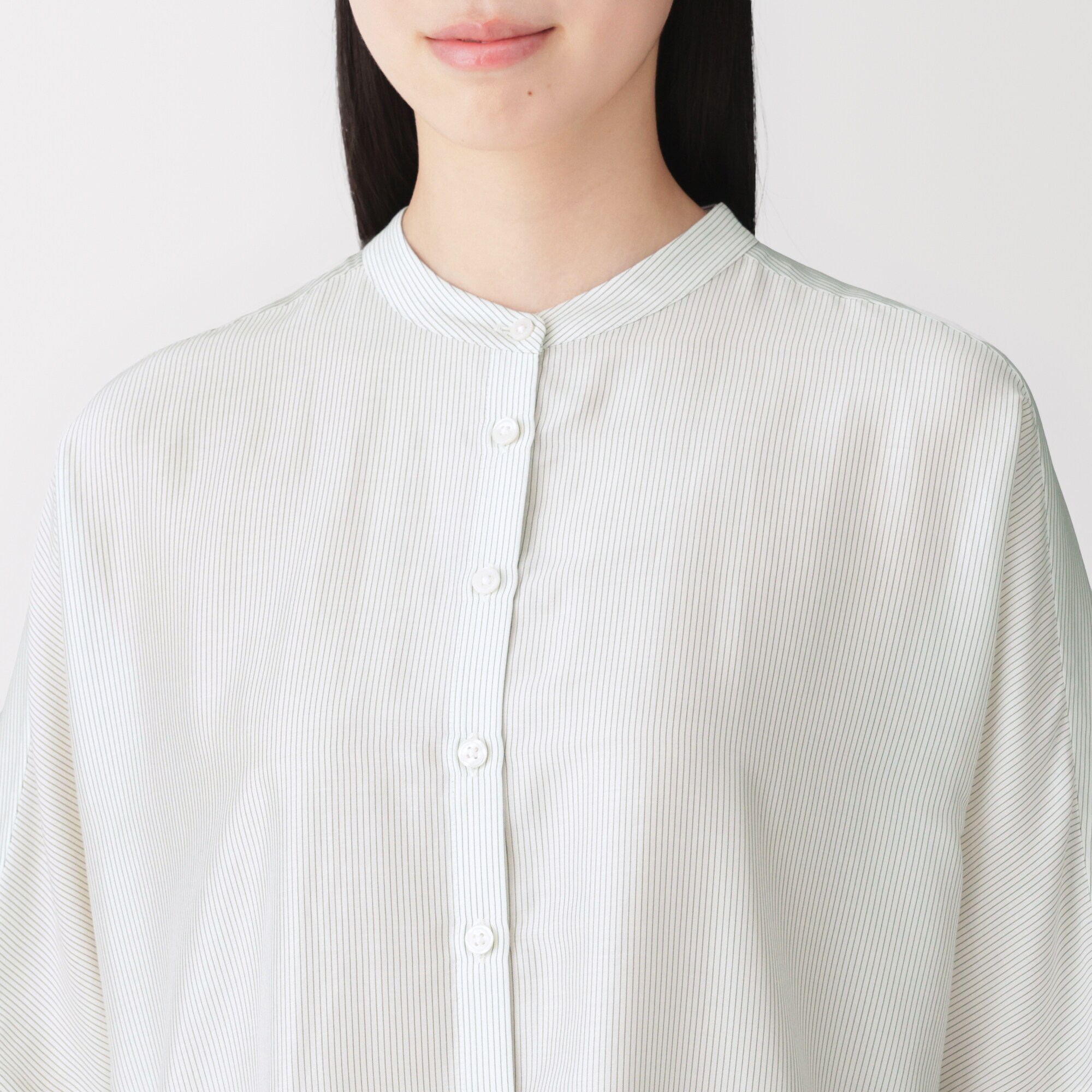 婦人 なめらか 五分袖ブラウス | 無印良品