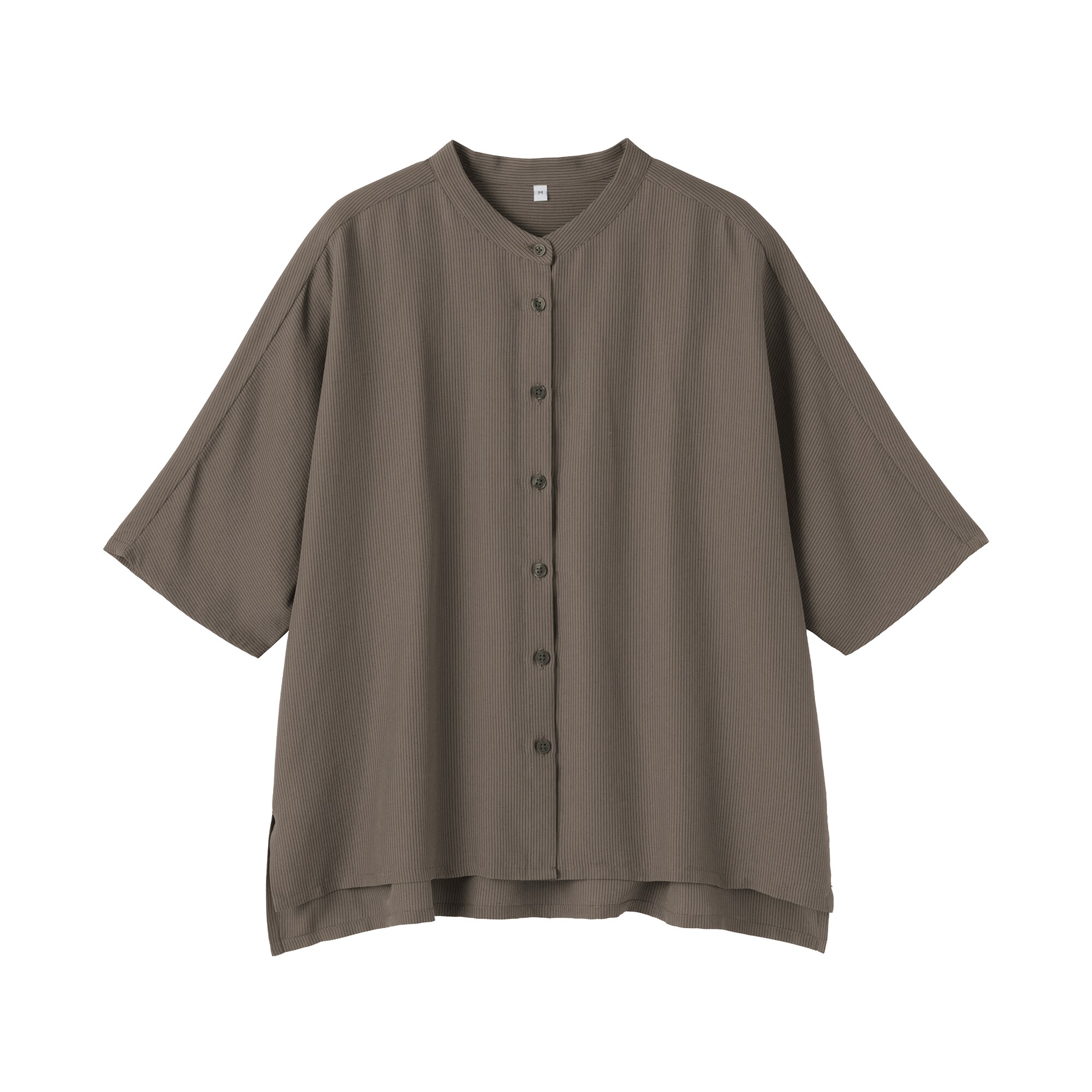 婦人 なめらか 五分袖ブラウス | 無印良品
