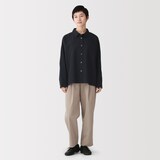 婦人　まっすぐ仕立てた　長袖シャツ