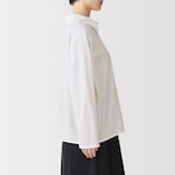 婦人　まっすぐ仕立てた　長袖シャツ