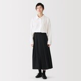 婦人　まっすぐ仕立てた　長袖シャツ