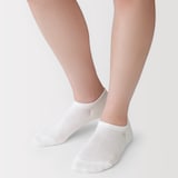 婦人　足なり直角　パイル編みスニーカーイン