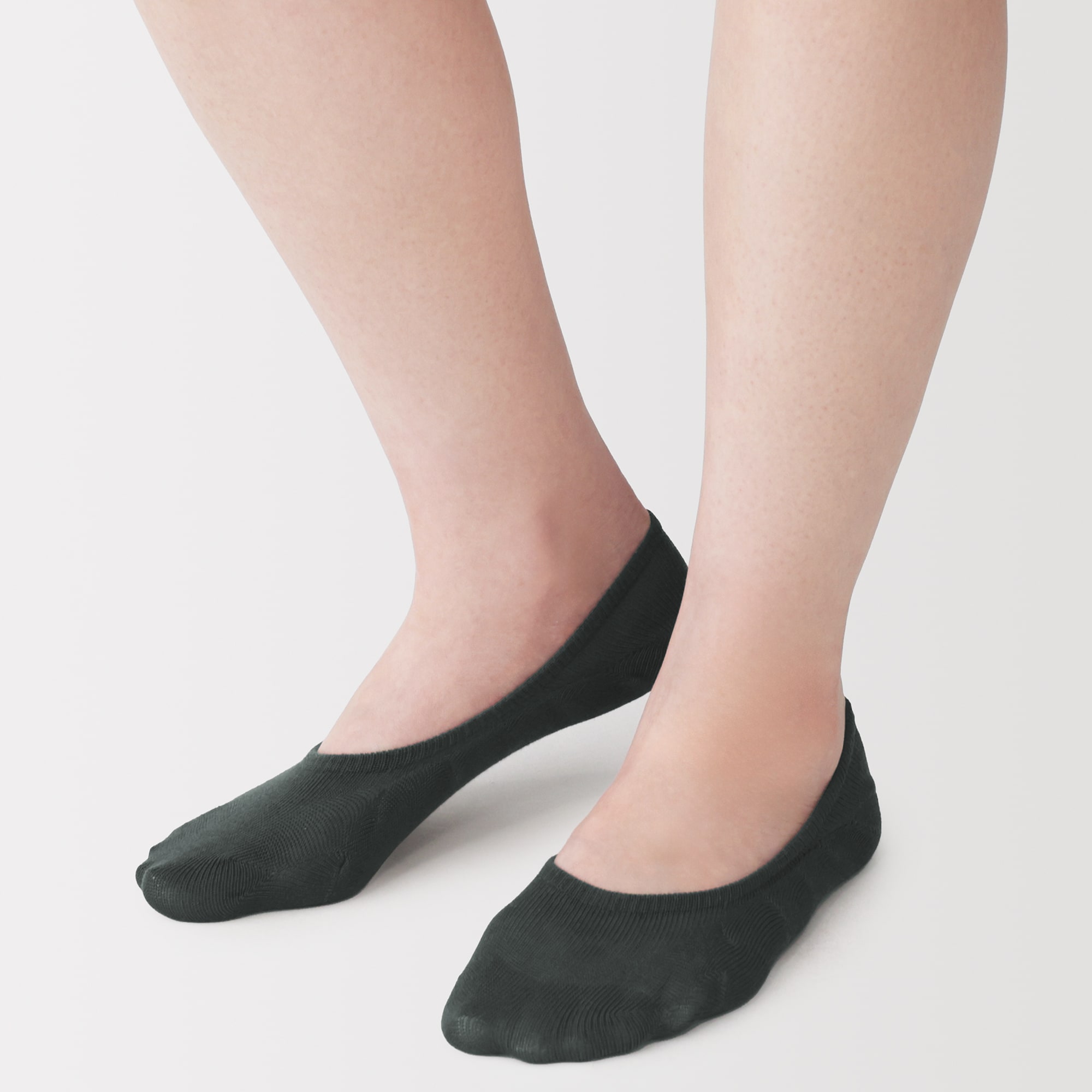 婦人 脱げにくい 綿混 フットカバー（つま先ワイド） | 無印良品