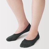 婦人　脱げにくい　綿混　フットカバー（つま先ワイド）