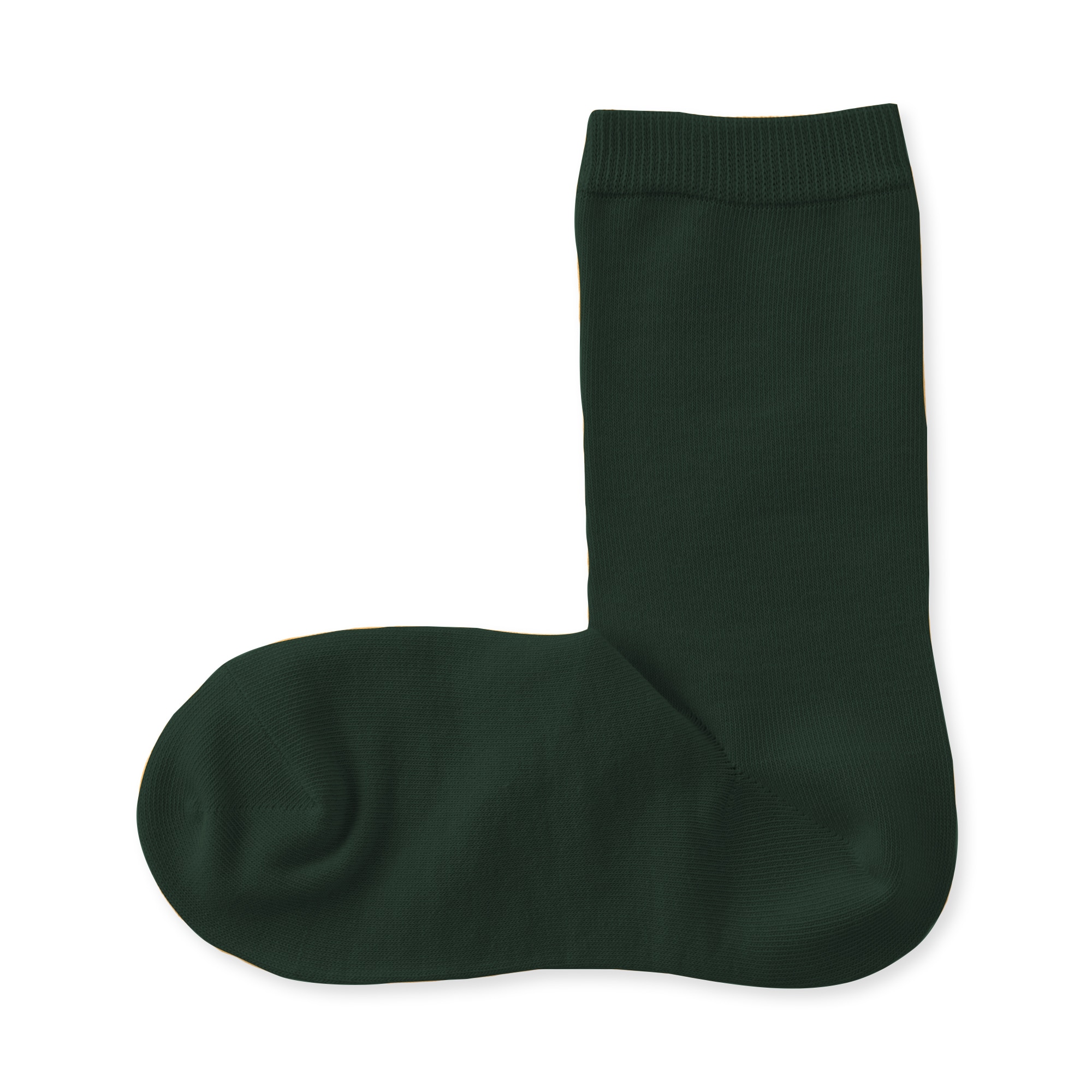 婦人　足なり直角　履き口やわらか　三層　靴下（口ゴムなし）