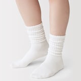 婦人　足なり直角　履き口やわらか　くしゅっと履ける　リブ編み靴下
