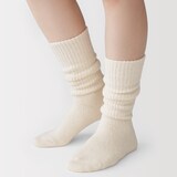 婦人　足なり直角　履き口やわらか　ふんわりやわらかルームソックス