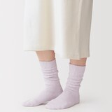婦人　足なり直角　履き口やわらか　ふんわりやわらかルームソックス