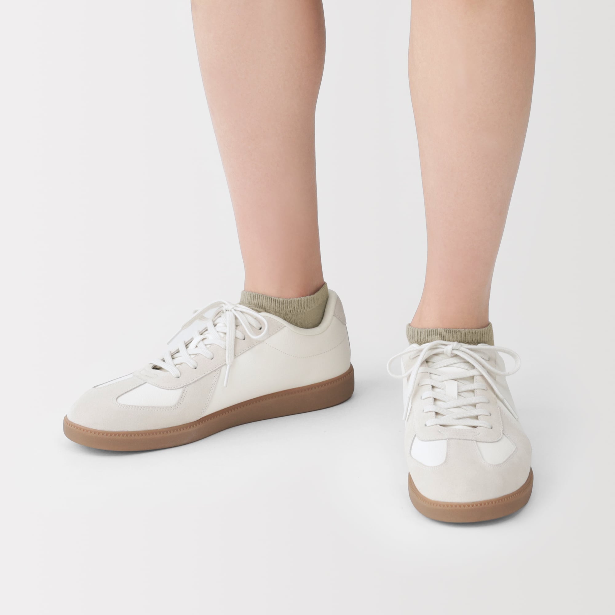 紳士　足なり直角　さらっと綿　スニーカーイン