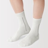 紳士　足なり直角　縦ライン柄靴下